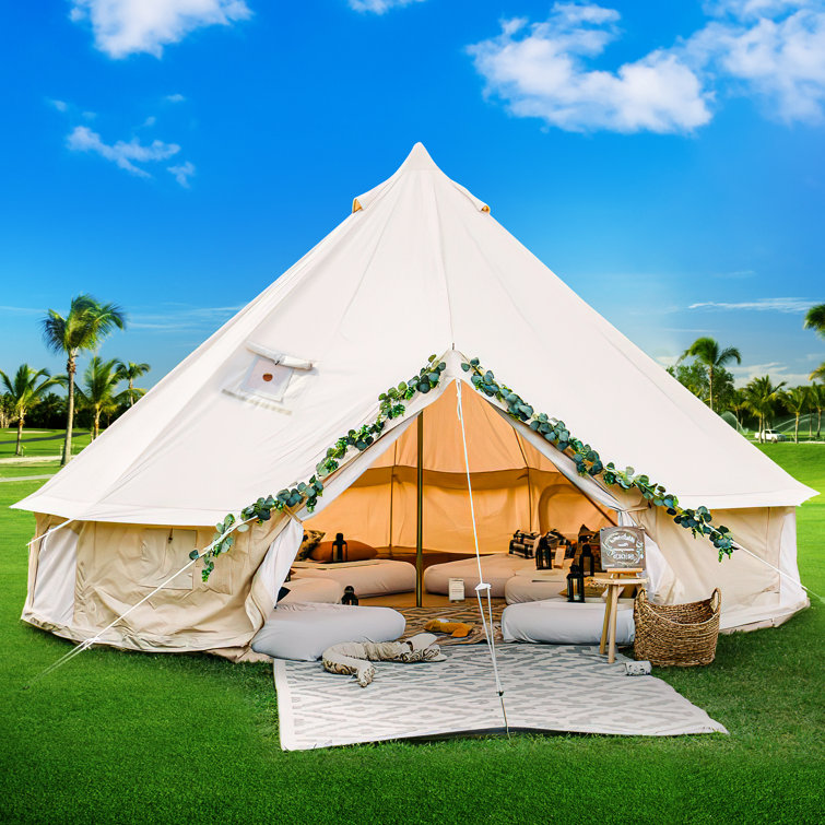 Canvas hotsell family tent